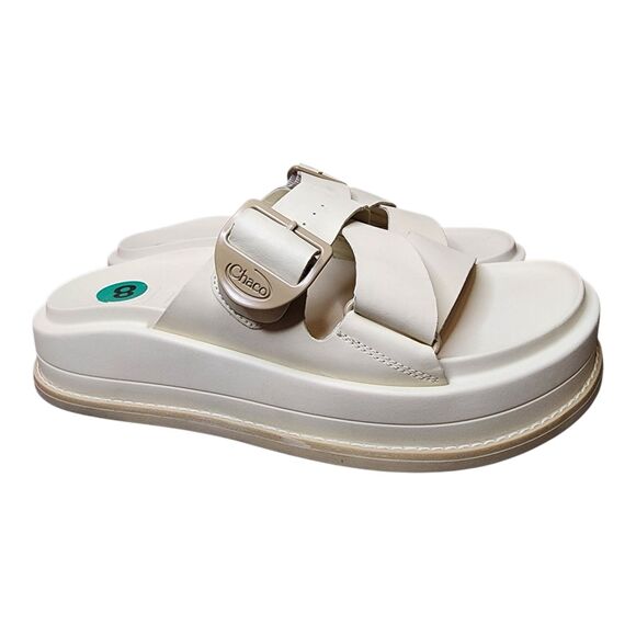 Chaco Angora Townes Sandals Midform Comfort Cushioned Slides Womens Size 8 - Picture 1 of 11